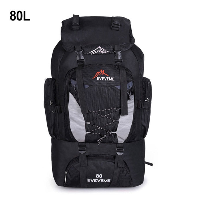 Large Capacity 80-90L Backpack For Trekking Hiking Camping Unisex Versatile Travel Rucksack