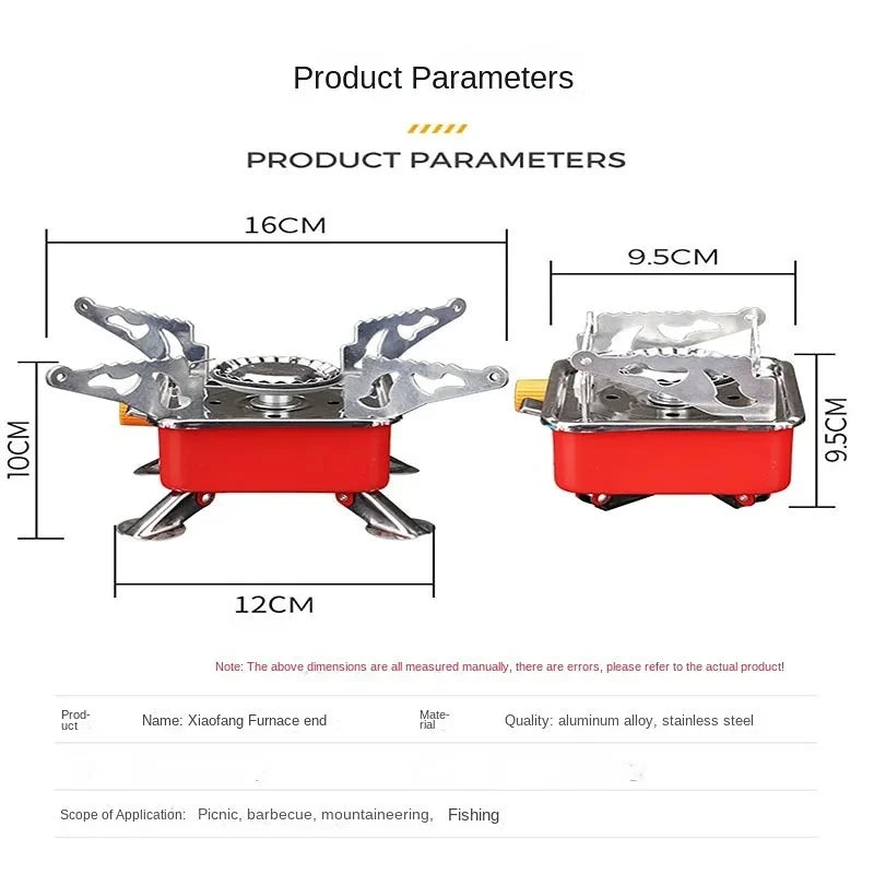 Portable Powerhouse: Mini Camping Gas Stove - Your Ultimate Outdoor Cooking Companion!