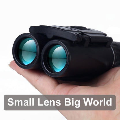 Powerful Long Range Folding Mini Binoculars 40x22 HD 2000M Optics For Sports Travel Trekking