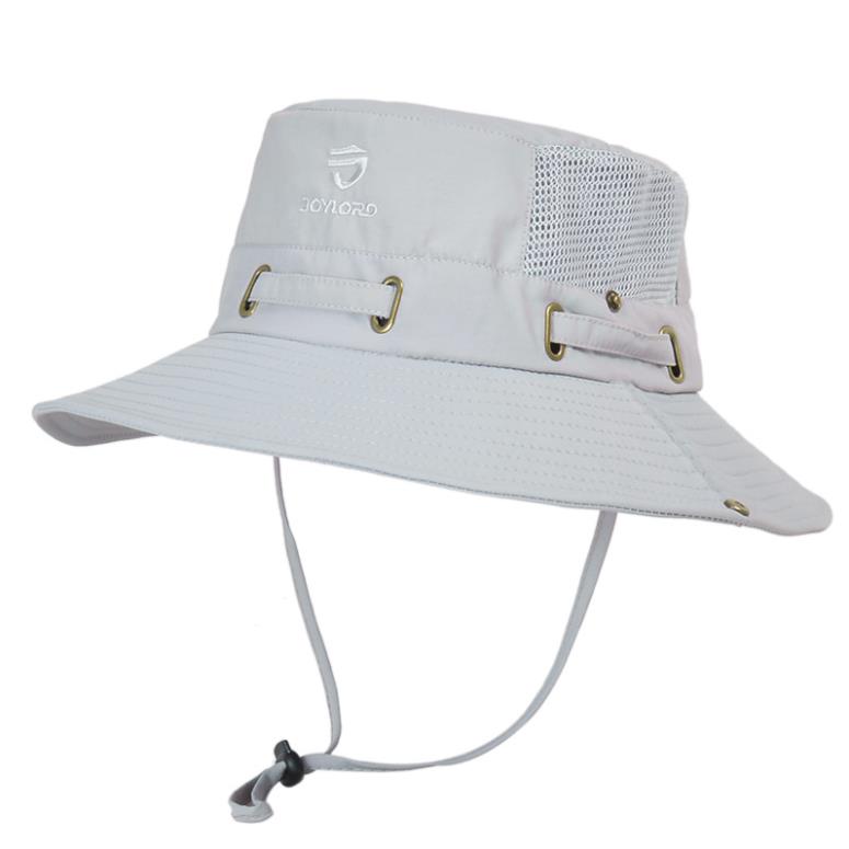 Men's Lightweight Boonie Hat For Camping Hiking Angling Backpacking Headgear Breathable Mesh Unisex Wide Brim Bucket Hat 