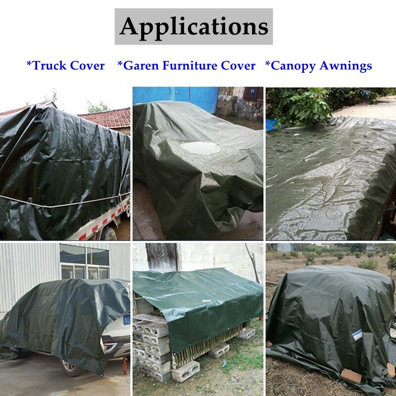 Army Green Outdoor Rainproof Shade Sail Tarp Awning: A Durable and Versatile Canopy for Your Outdoor Needs