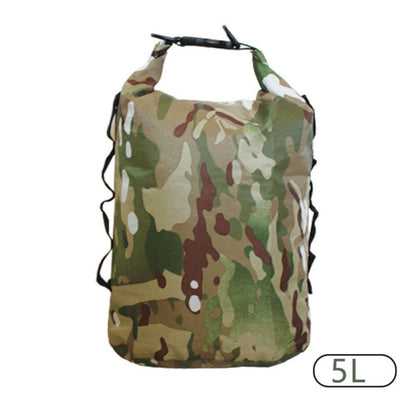 Camouflage Waterproof Stuff Sack Backpack Portable Outdoor Travel Adventure Bag For Paddle Boarding Rafting Dry Bag 3L - 35L