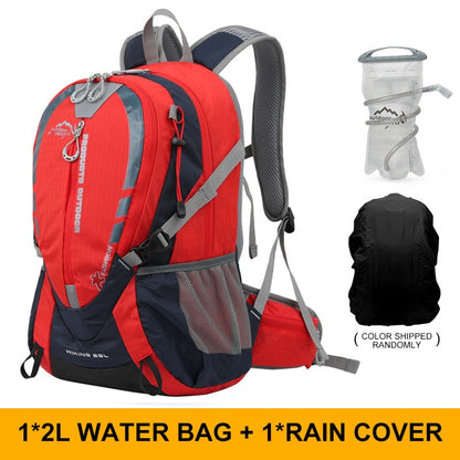 Hiking Backpack 25L Mountaineering Rucksack Ergonomic With 2L Water Hydration System