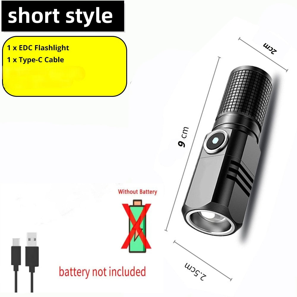 Super Bright MINI LED Flashlight: A Powerful and Portable Pocket Torch Light for Your Outdoor Needs