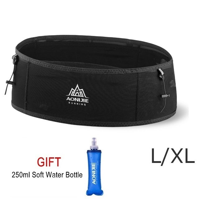 Ultra Slim Running Waist Bag For Men Women Ultralight Multi-Compartment Trail Running Belt Hydration Waist Pack Phone Holder