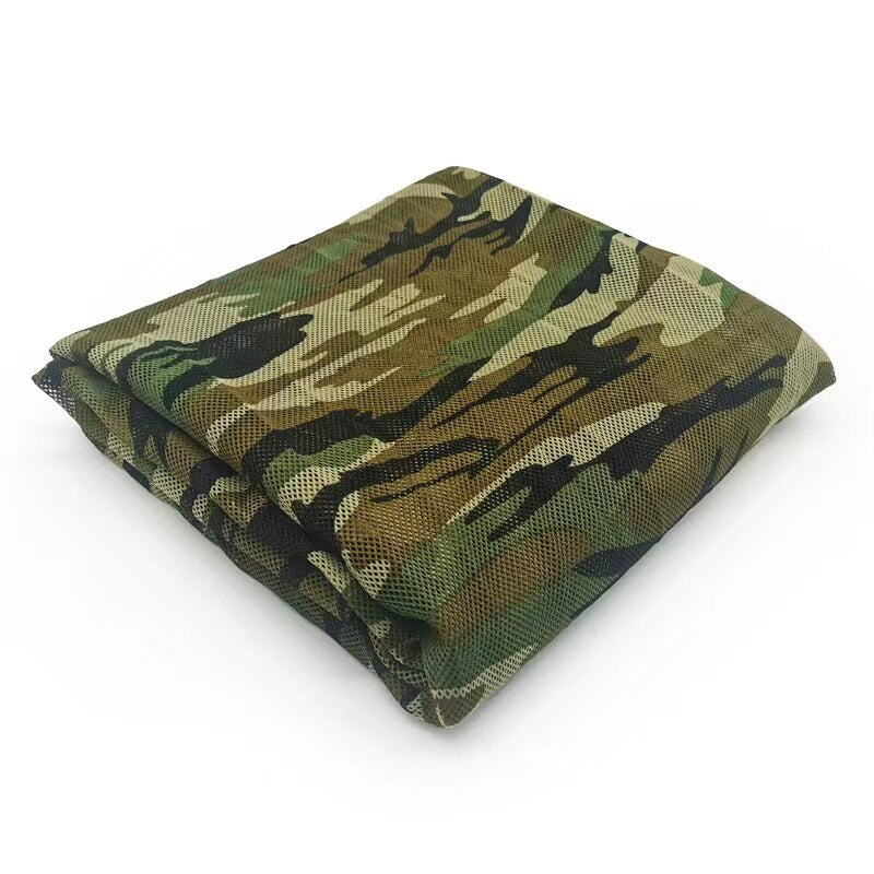 Multi-Purpose Versatile Camo Print Fabric For Camping Hiking Hunting, Paintball, Fishing, Garden Decoration & Sun Shading