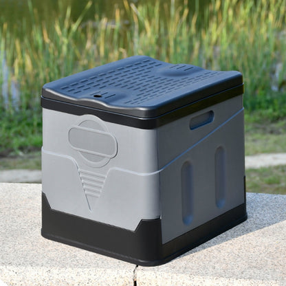 Travel Portable Car Emergency Toilet - Folding and Compact Outdoor Toilet with Concealed Tank and Cover for Outdoor Activities