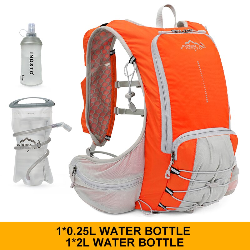 Lightweight Compact 15L Trail Running Hydration Backpack For Hiking, Running, Cycling, Mountaineering Backpack With Optional Water Bladder