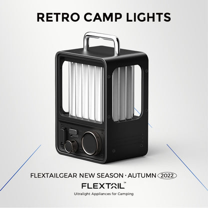 Retro Outdoor Camping Lamp Portable Villa Lantern - Waterproof, Rechargeable and Bright - Vintage Style with Modern Features