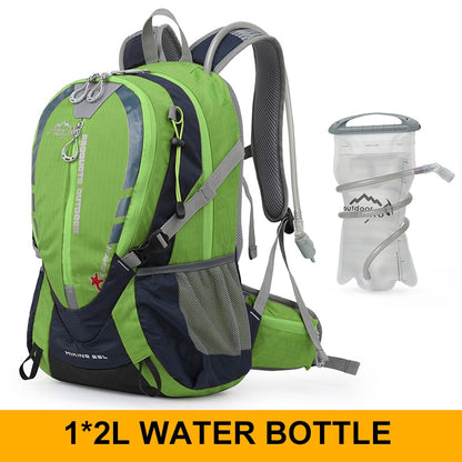 Hiking Backpack 25L Mountaineering Rucksack Ergonomic With 2L Water Hydration System