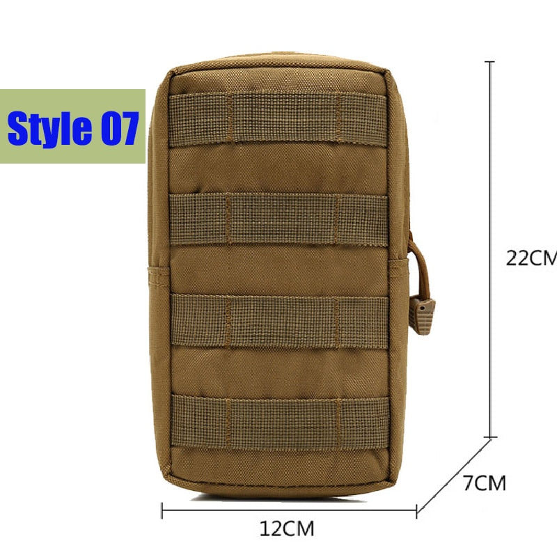 Tactical Waist Pack Molle Pouch Belt Pack Fanny Bag For Hiking Camping Trekking Travel