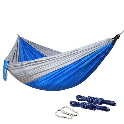 Lightweight Portable 270x140cm Parachute Nylon Hammock for Backpacking, Travel, Beach, Backyard, Hiking