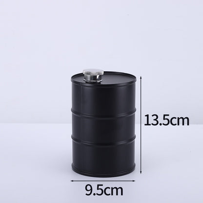 Vodka Oil Drums Drink Canister For Vodka 25oz Oil Barrel Whiskey Jug Portable Stainless Steel Alcohol Liquor Outdoor Travel Hip Flask 