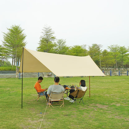 Adjustable Tent Awning Poles For Camping Tarps Canopies etc Lightweight Aluminum Tarp Support Rods with Storage Bag