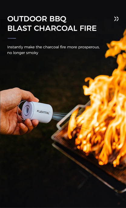 Tiny Portable Air Pump Camping Lantern - Compact, Powerful and Rechargeable 2-in-1 Device for Inflating and Illuminating