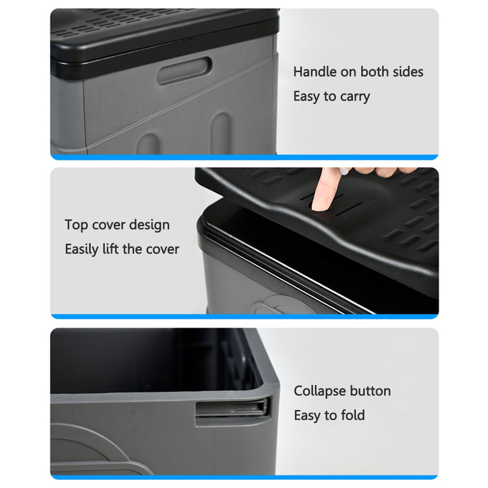 Travel Portable Car Emergency Toilet - Folding and Compact Outdoor Toilet with Concealed Tank and Cover for Outdoor Activities