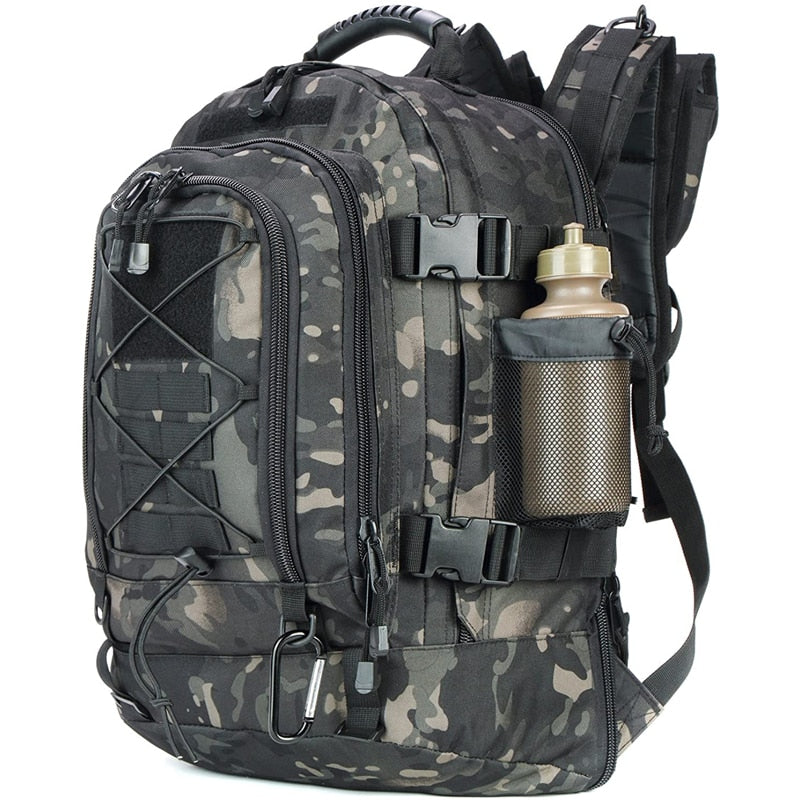 60L Molle Tactical Backpack For Hiking Climbing Outdoor Waterproof Sports Travel Rucksack For Camping Hunting