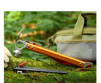 Lightweight Aluminium & Stainless Steel Tent Pag Hammer For Camping Tent Ground Sheet Awning Essential Tool For Field Survival