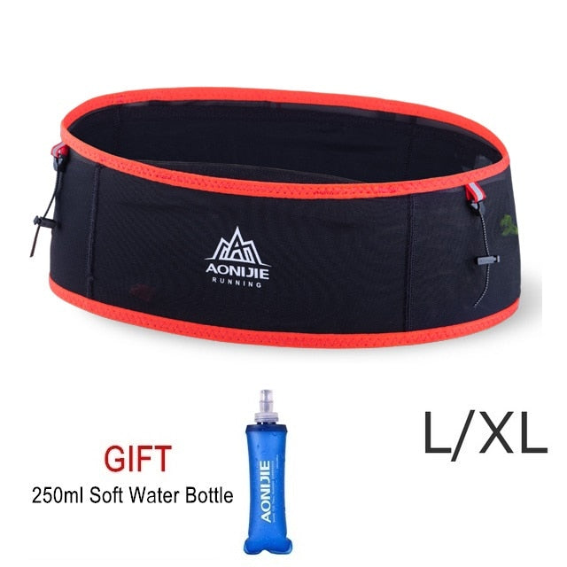 Ultra Slim Running Waist Bag For Men Women Ultralight Multi-Compartment Trail Running Belt Hydration Waist Pack Phone Holder