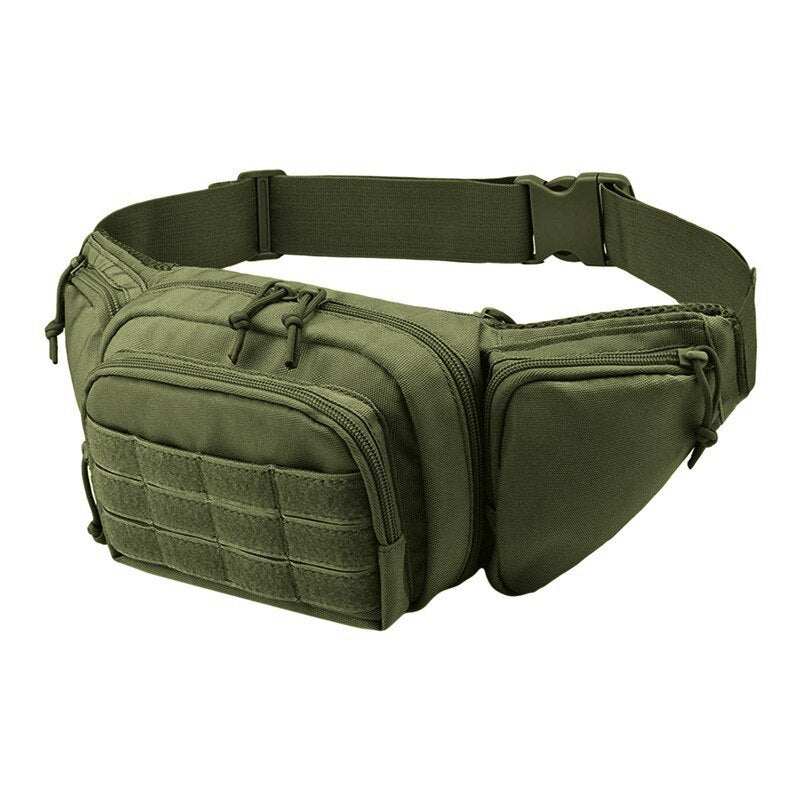 Multi-Purpose Tactical Waist Pack Travel Fanny Bag Multi-Pocketed Belt Pack For Hiking, Traveling, Backpacking, EDC & Trekking Accessories