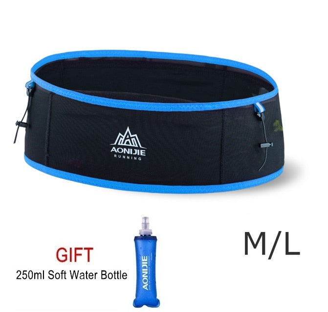 Ultra Slim Running Waist Bag For Men Women Ultralight Multi-Compartment Trail Running Belt Hydration Waist Pack Phone Holder