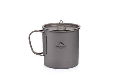 Lightweight Titanium Camping Cup Coffee Mug Travel Hiking Picnic Garden Outdoor Tableware