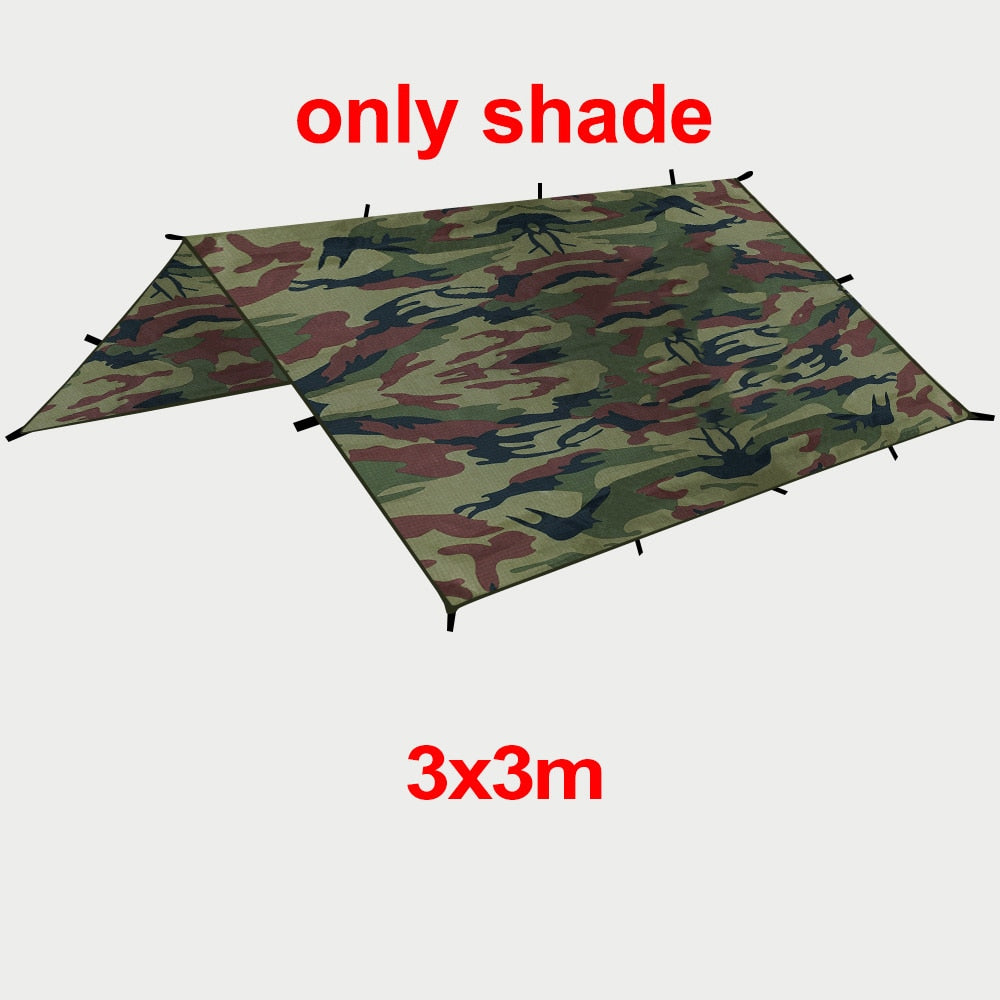 Survival Sun Shelter Canopy For Camping Travel Outdoor Backpacking Garden Waterproof Camping Awning