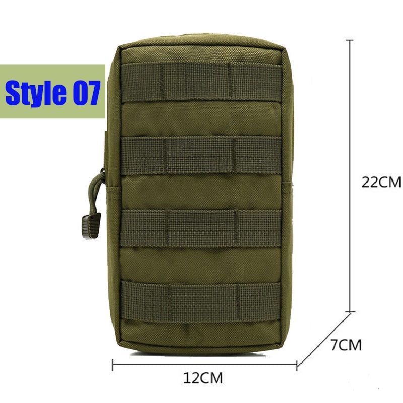 Tactical Waist Pack Molle Pouch Belt Pack Fanny Bag For Hiking Camping Trekking Travel