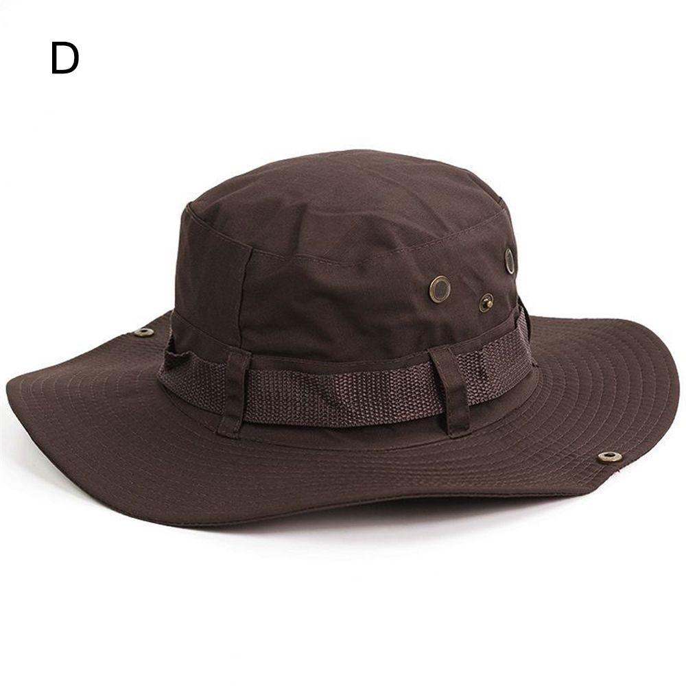 Outdoor Safari Hat Wide Brimmed Lightweight Unisex Summer Boonie Hat Anti-UV Sunshade Headwear For Hiking Backpacking 3 Season Travel Gear