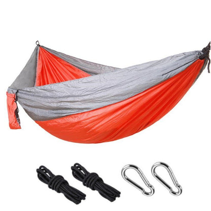 Lightweight Portable 270x140cm Parachute Nylon Hammock for Backpacking, Travel, Beach, Backyard, Hiking