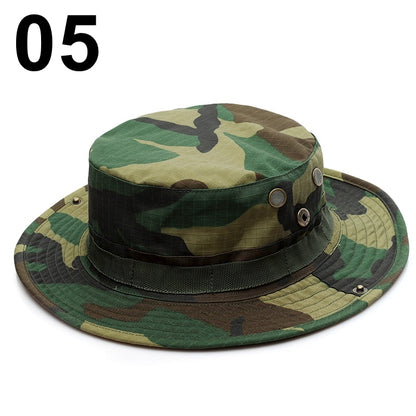 Camo Boonie Hat For Hiking Camping Trekking Backpacking Outdoor Travel Hat For Summer Autumn Spring, Sun Protection + Moisture Wicking