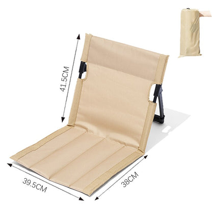 Outdoor Picnic Folding Back Chair - Comfortable, Durable and Foldable - Perfect for Camping, Fishing, Picnic & Travel