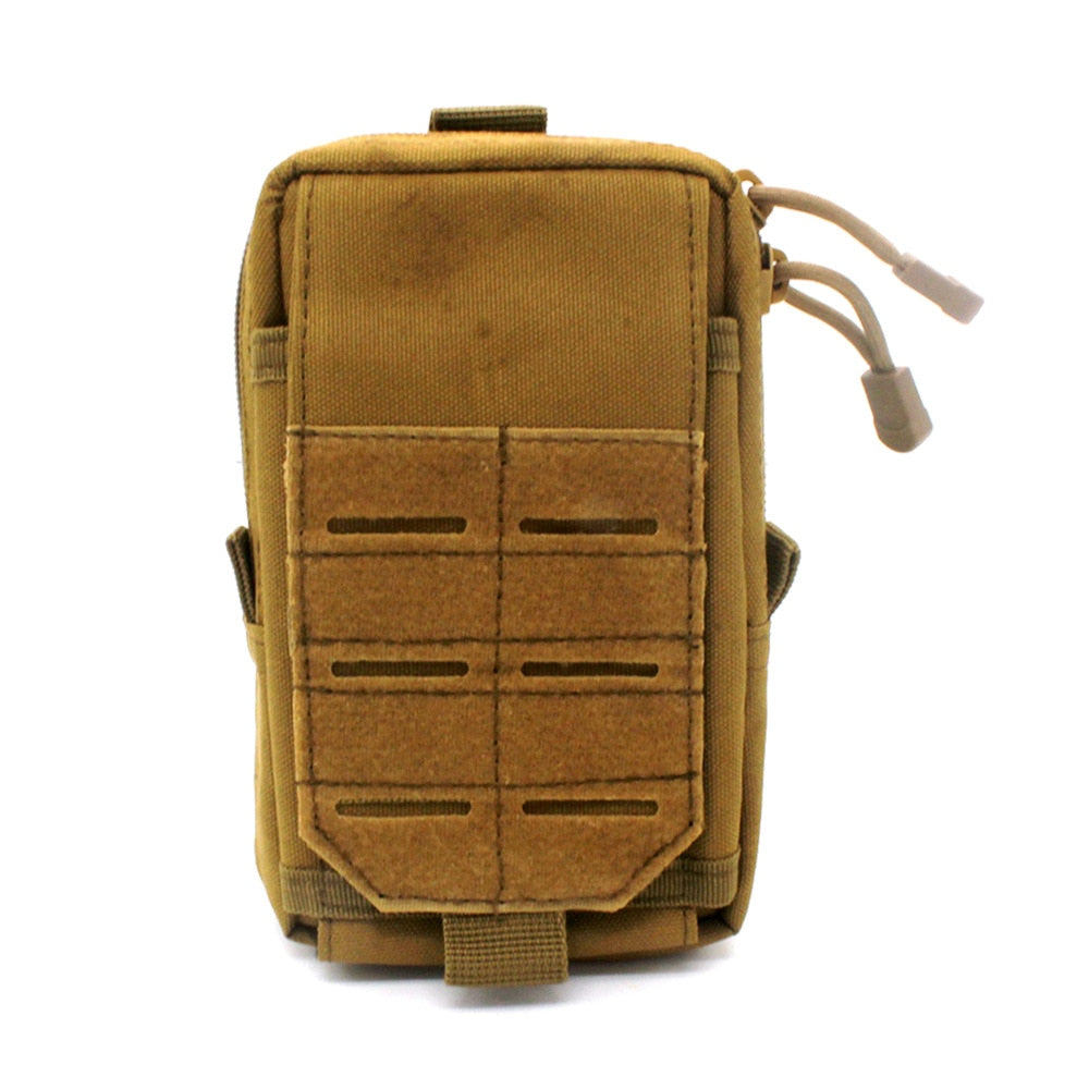 Tactical Molle Pouch Mobile Phone Waist Bag EDC Tool Travel Pack Outdoor Working Tools Holder