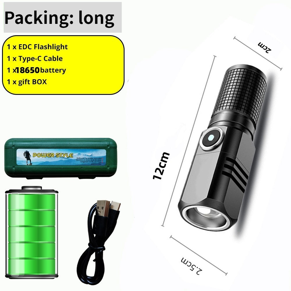 Super Bright MINI LED Flashlight: A Powerful and Portable Pocket Torch Light for Your Outdoor Needs