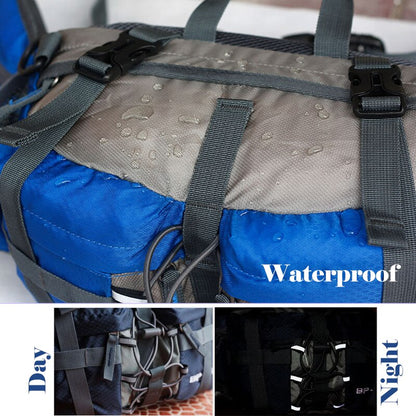 Multi-Compartment Trekking Waist Bag For Camping Hiking EDC Cycling Pack Running Water Bottle Pack