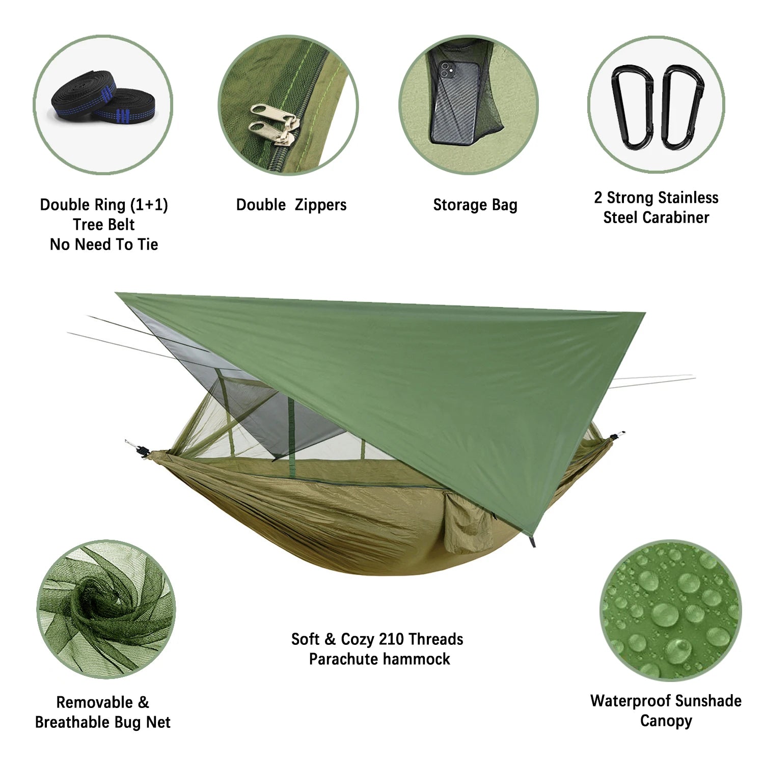 Ultimate Adventure Hammock: Bug-Proof, Waterproof, and Ultra-Light!