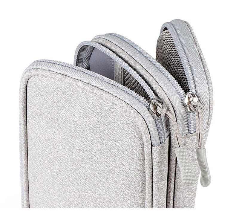 Portable Digital Gadget Travel Storage Bag Multi-Pocket Phone Pouch Organizer For Cable Earphones Power Banks etc