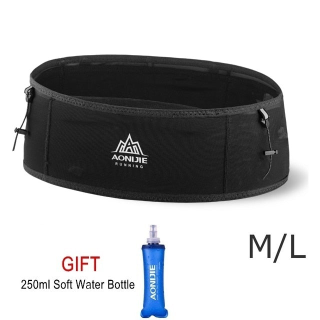 Ultra Slim Running Waist Bag For Men Women Ultralight Multi-Compartment Trail Running Belt Hydration Waist Pack Phone Holder