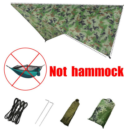 Mosquito Net Hammock Tent With Quick Zip Opening And Waterproof Canopy Awning Set Portable Pop-Up Sleeping For Camping & Hiking