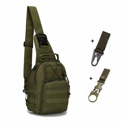 Unisex Tactical Shoulder Bag Backpack For Outdoor Sports Fishing Camping Travel Trekking