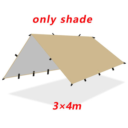 Survival Sun Shelter Canopy For Camping Travel Outdoor Backpacking Garden Waterproof Camping Awning