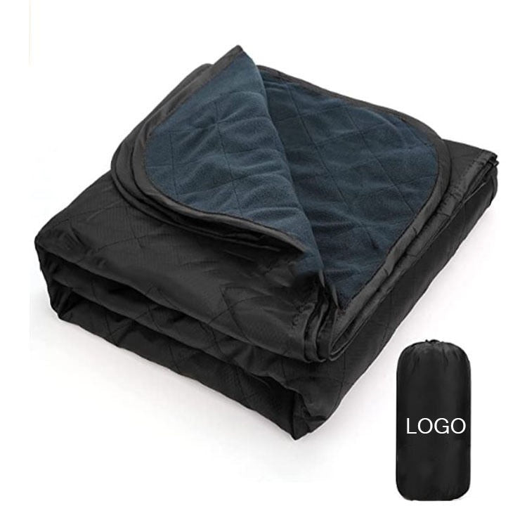 210gsm Polar Fleece Portable Travel Quilt Winter Travel Blanket For Camping Picnics Outdoor Leisure Windproof Rain Resistant