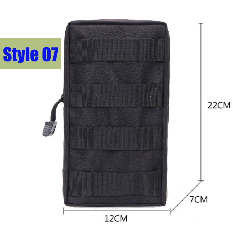 Tactical Waist Pack Molle Pouch Belt Pack Fanny Bag For Hiking Camping Trekking Travel