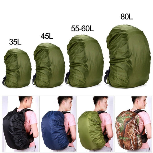 Rain Cover For 35-80L Backpack Outdoor Hiking Climbing Waterproof Rucksack Rain Cover For Backpack