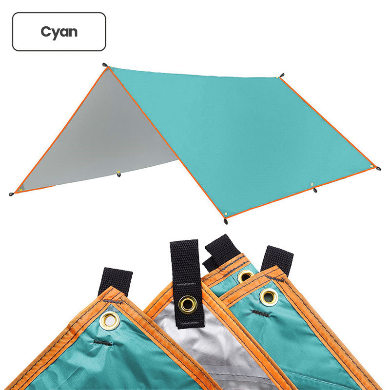 Large Ultralight Awning Sun Shade Camping Tarp For Hiking Trekking Backpacking - Waterproof and UV Protection