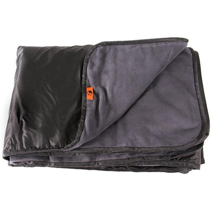 Wearable Hooded Fleece Camping Blanket 3-In-1 Foldable Portable Travel Blanket Windproof Water Resistant 210D Oxford Nylon