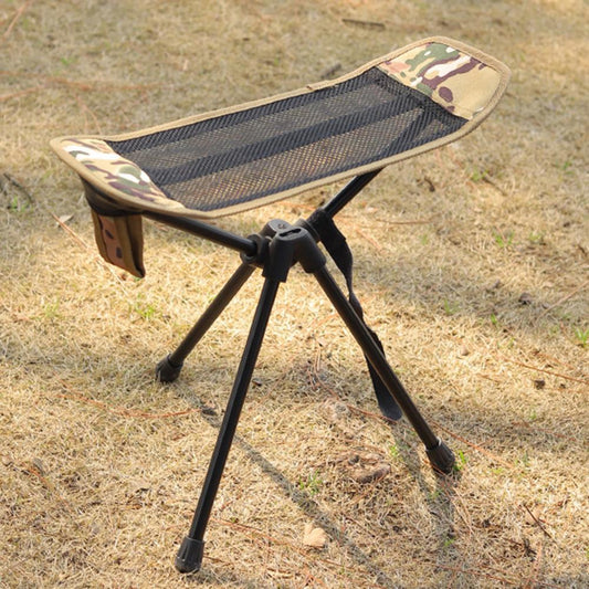 Portable Folding Camping Footrest Stool: A Comfortable & Convenient Stool for Hiking, Fishing & Outdoor Leisure Activities