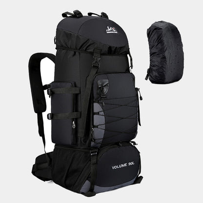 Large Capacity 80-90L Backpack For Trekking Hiking Camping Unisex Versatile Travel Rucksack