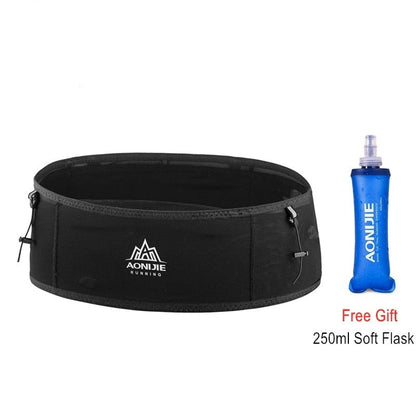 Ultra Slim Running Waist Bag For Men Women Ultralight Multi-Compartment Trail Running Belt Hydration Waist Pack Phone Holder