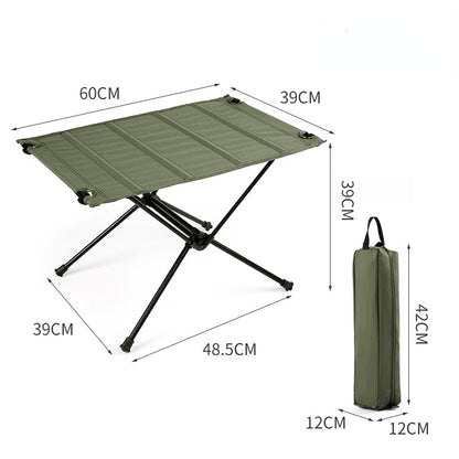 Portable Folding Camping Travel For Outdoor Hiking Camping Travel, Collapsible Aluminium Frame With Oxford Nylon